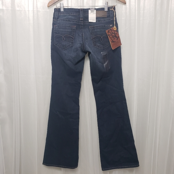 Mavi Jeans NWT Sz 27 Kay Flare Dark Wash - Picture 7 of 16
